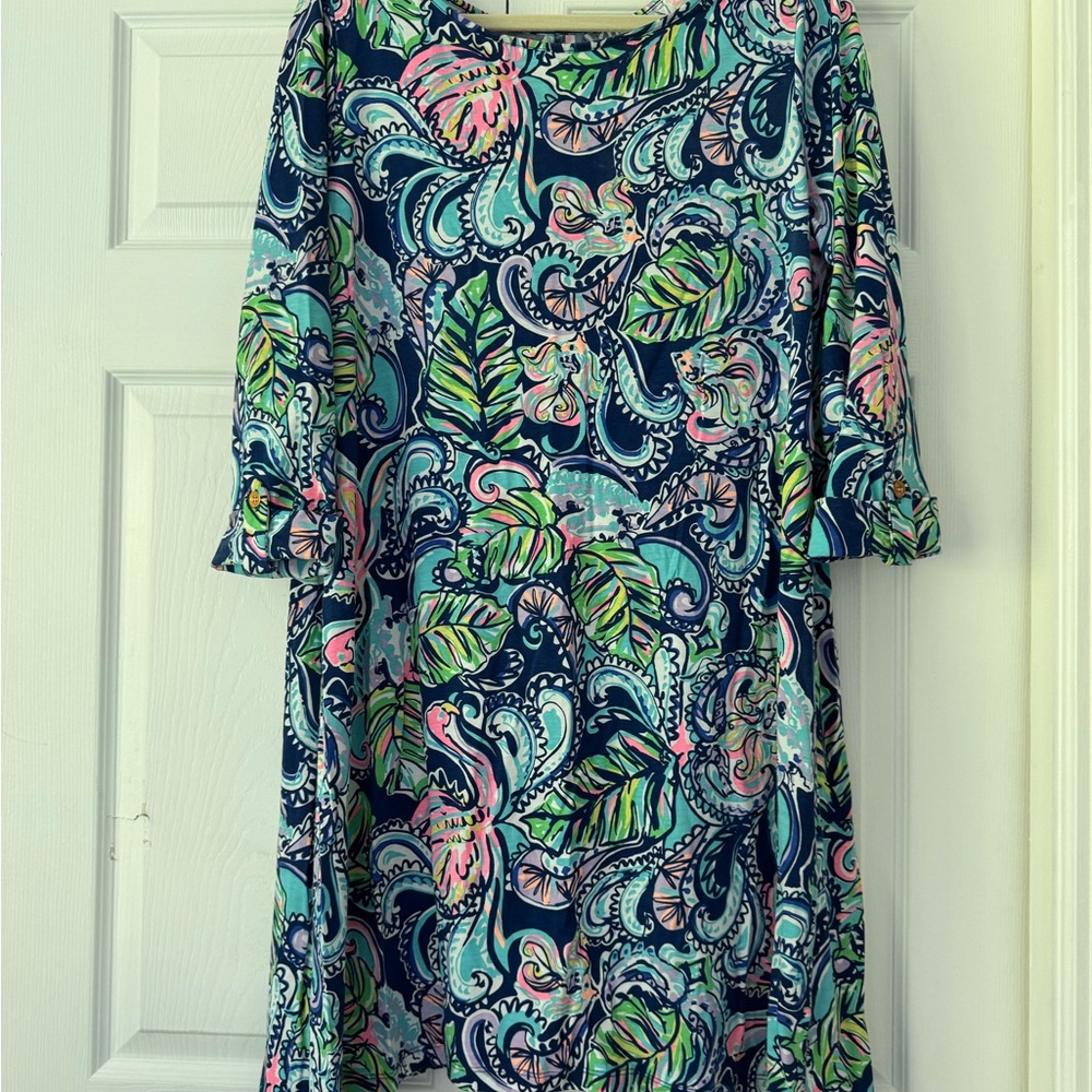 Colorful Paisley Print Dress